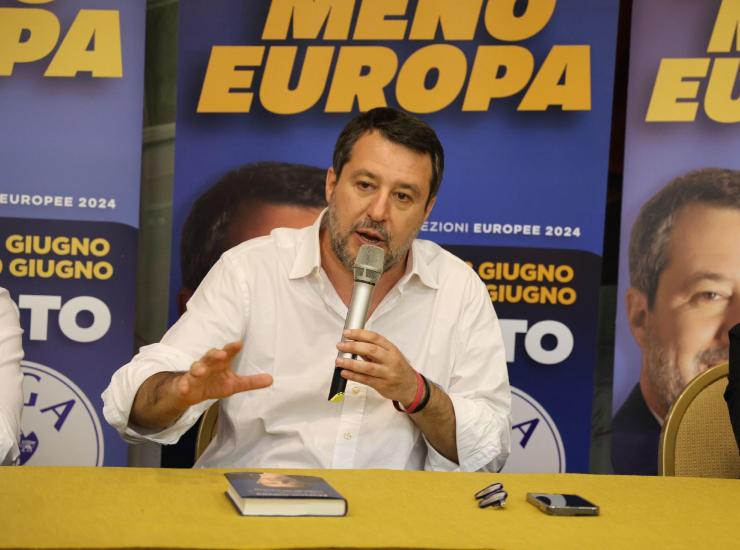Matteo Salvini - ANSA - Zapster.it