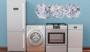 Palline di alluminio nella lavatrice