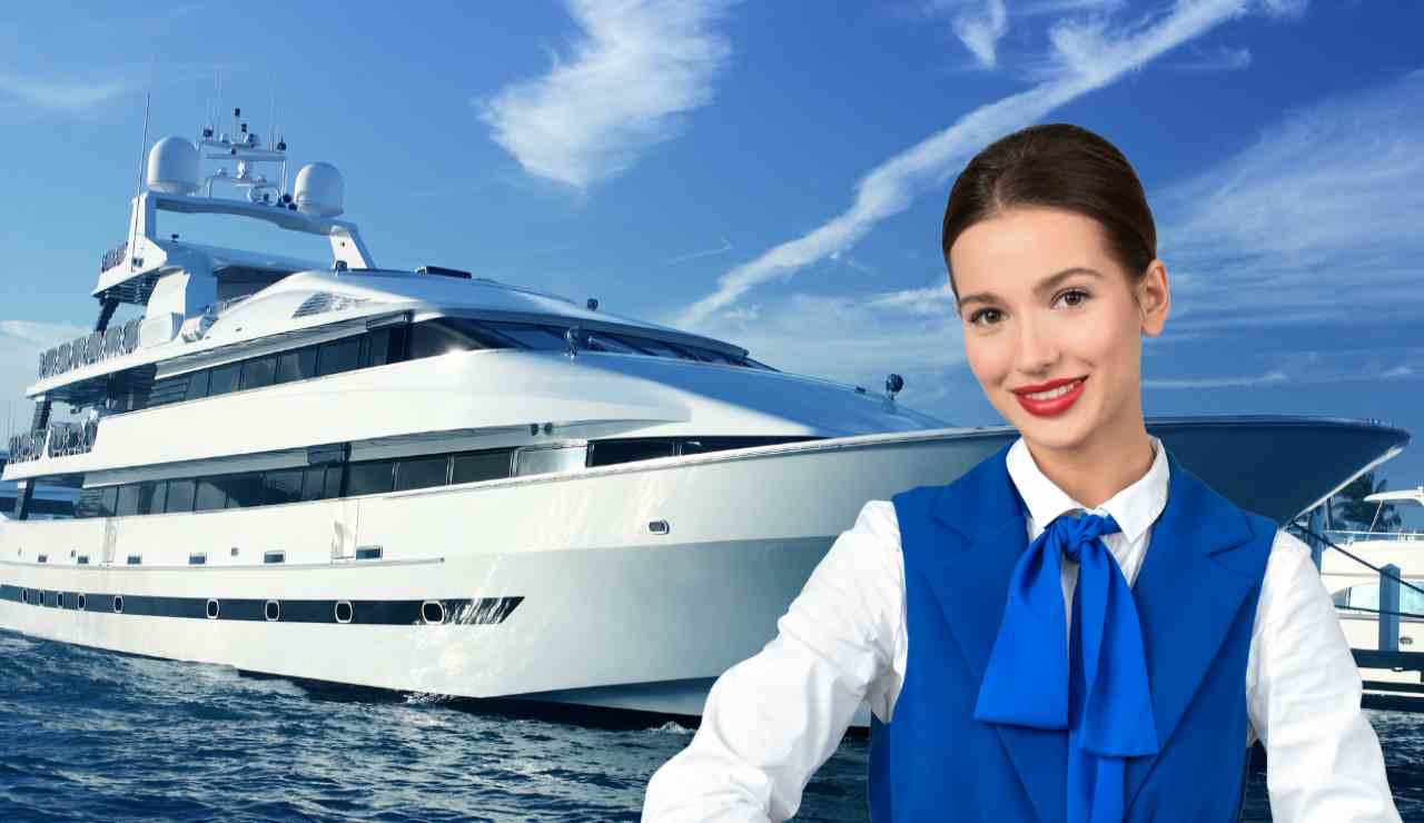 hostess di yacht